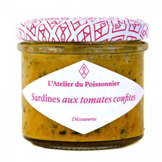 Rillettes de sardines aux tomates confites