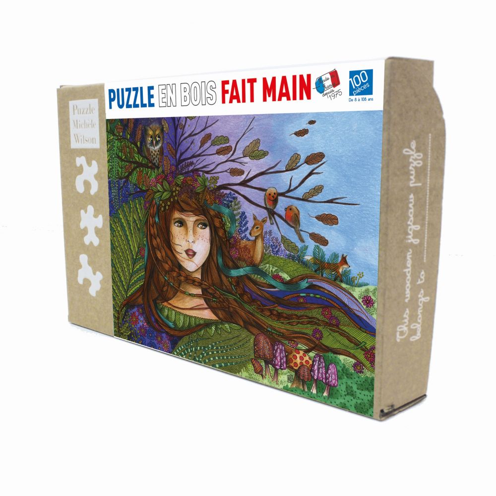 Puzzle 100 pièces - Gardienne de la nature