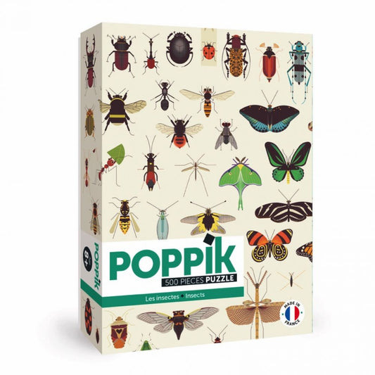 Puzzle éducatif 500 pièces - Les Insectes