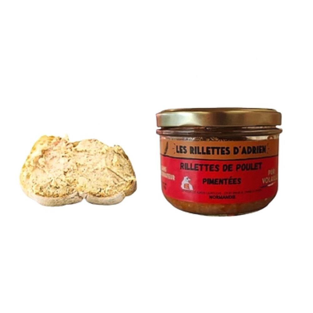 Rillettes de poulet pimentées