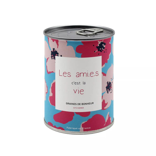 Kit à semer - Les amie.s c'est la vie - fleurs