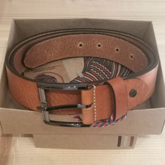 Ceinture cuir 35mm Missouri - Gold