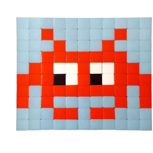 Invader - pixel box 110 - rouge