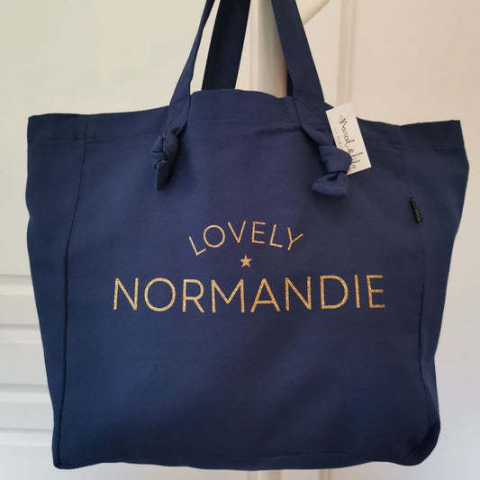 Sac cabas marine - Lovely Normandie