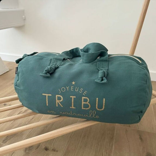 Sac polochon eucalyptus - Joyeuse tribu en vadrouille