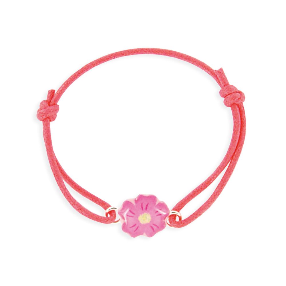 Bracelet enfant cordon - fleur