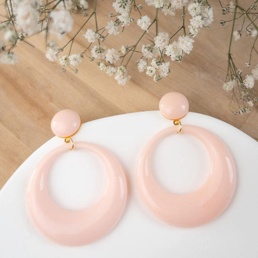 Boucles d'oreilles - Alma - Rose