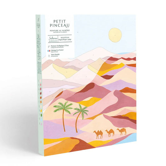 Coffret peinture au numéro - Sahara par Émilie De Castro