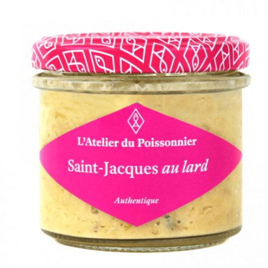 Rillettes aux Saint-Jacques et au lard