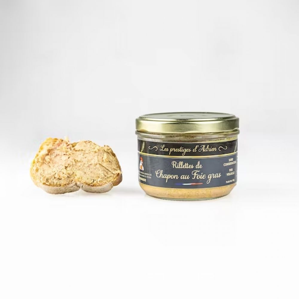 Rillettes de chapon au foie gras