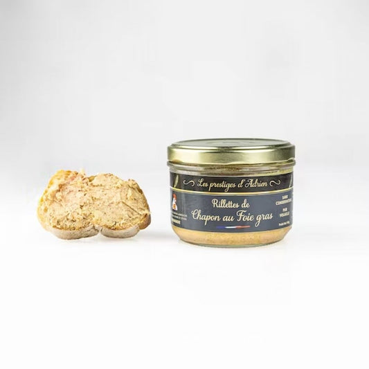 Rillettes de chapon au foie gras